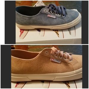 Size 9.5 EEUC Superga trainers